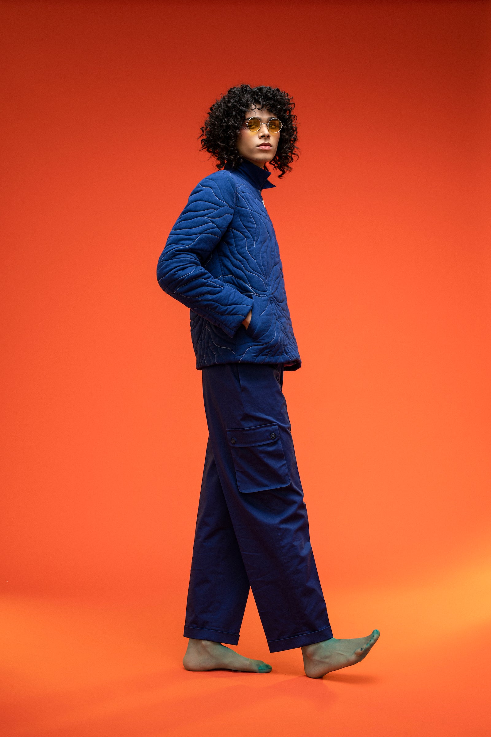 Blue Pant with Pocket